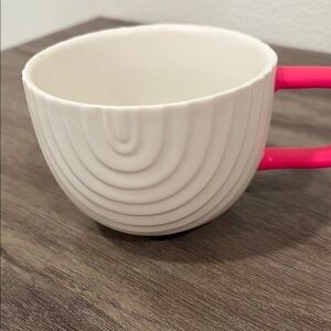 Starbucks 2018 Valentines Mug with Pink Handle